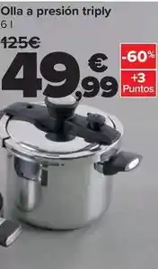 Carrefour Masterpro - olla a presion triply oferta