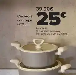 Carrefour San pietro - cacerola con tapa oferta