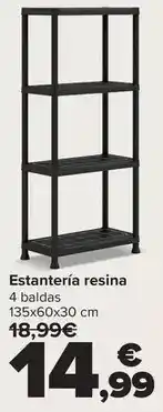 Carrefour Estanteria resina oferta