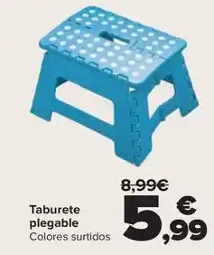 Carrefour Taburete plegable oferta
