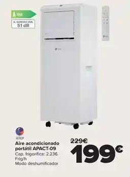 Carrefour Artrom - aire acondicionado portátil apact-09 oferta