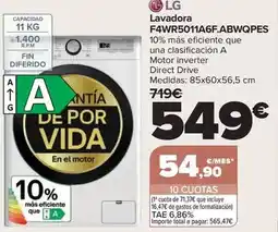 Carrefour Lg - lavadora f4wr5011a6f.abwqpes oferta