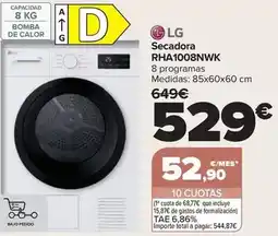 Carrefour Lg - secadora rha1008nwk oferta