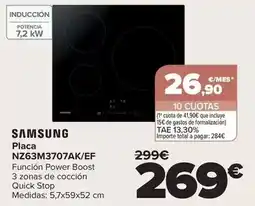 Carrefour Samsung - placa nz63m3707ak/ef oferta