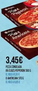 Claudio Eliges - pizza congelada oferta