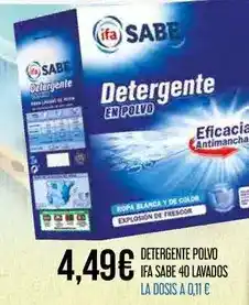 Claudio Ifa sabe - detergente polvo oferta