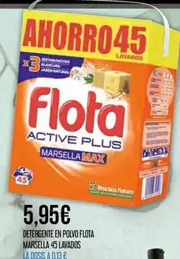Claudio Flota - detergente en polvo marsella oferta