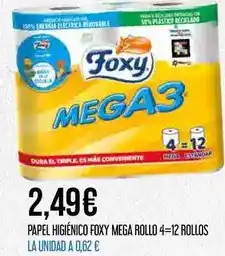 Claudio Foxy - papel higiénico mega rollo oferta