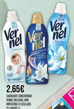 Claudio Vernel - suavizante concentrado delicado, lirio irresistible o celeo azul oferta