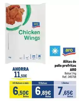 Makro Aro - alitas de pollo prefritas oferta