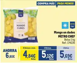 Makro Chef select - mango en dados oferta