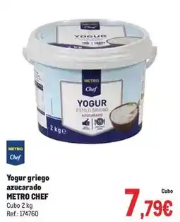 Makro Chef select - yogur griego azucarado oferta