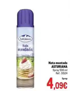 Makro La asturiana - nata montada oferta