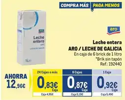 Makro Aro - leche entera oferta