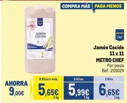 Makro Chef select - jamon cocido oferta