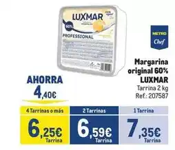 Makro Luxmar - margarina original 60% oferta
