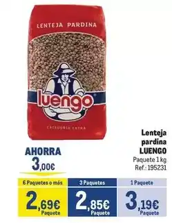 Makro Luengo - lenteja pardina oferta