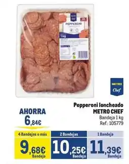 Makro Chef select - pepperoni loncheado oferta