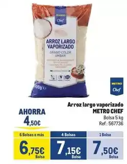 Makro Chef select - arroz largo vaporizado oferta