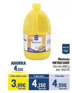 Makro Chef - mostaza oferta