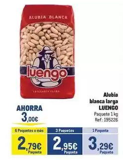 Makro Luengo - alubia blanca larga oferta