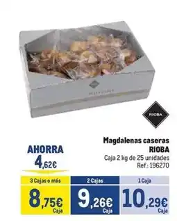 Makro Rioba - magdalenas caseras oferta