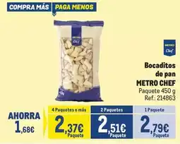 Makro Chef select - bocaditos de pan oferta