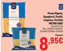 Makro Chef select - penne rigate, spaghetti, fusilli, linguine, farfalle oferta
