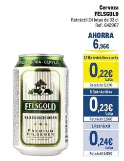 Makro Felsgold - cerveza oferta