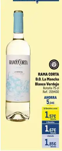 Makro Rama corta - d.o. la mancha blanco verdejo oferta