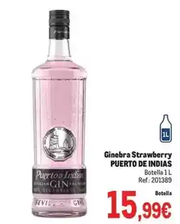 Makro Puerto de indias - ginebra strawberry oferta