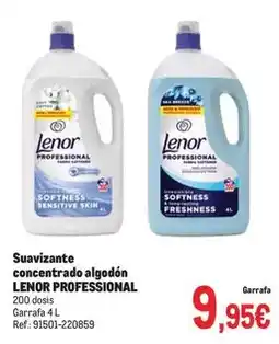 Makro Lenor - suavizante concentrado algodón oferta