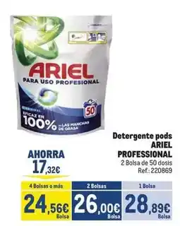 Makro Ariel - detergente pods oferta