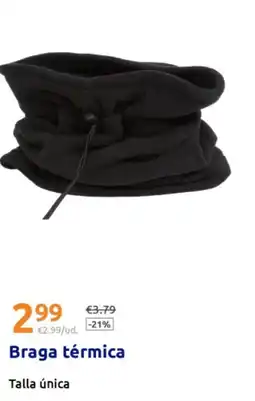 Action Braga térmica oferta