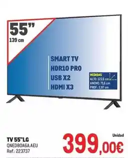 Makro Lg - tv 55 qned806a.aeu oferta