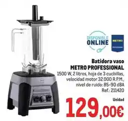 Makro Metro professional - batidora vaso oferta