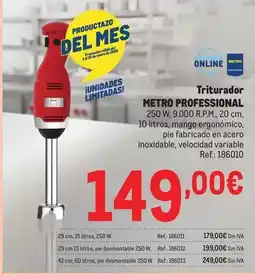 Makro Mango - triturador oferta