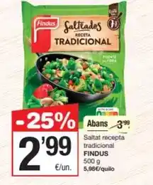 SPAR Fragadis Findus - saltat receta tradicional oferta