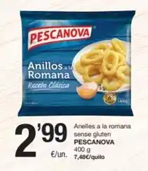 SPAR Fragadis Pescanova - anelles a la romana oferta