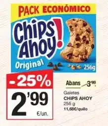 SPAR Fragadis Chips ahoy - galetes oferta