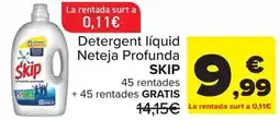Carrefour Market Skip - detergent liquid neteja profunda oferta
