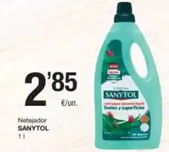 SPAR Fragadis Sanytol - netejador oferta