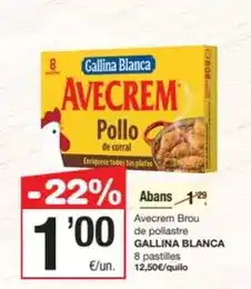 SPAR Fragadis Gallina blanca - avecrem brou de pollastre oferta