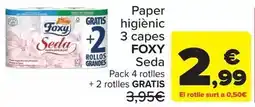 Carrefour Market Foxy - paper higiènic 3 capes oferta