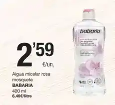 SPAR Fragadis Babaria - aigua micelar rosa mosqueta oferta