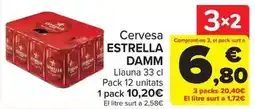 Carrefour Market Estrella damm - cervesa oferta