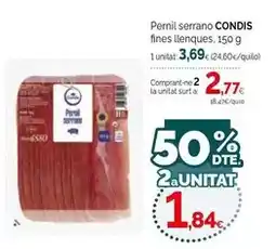 Condis Condis - pernil serrano oferta