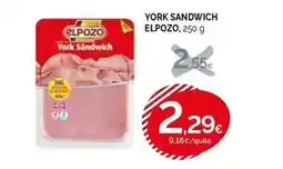 Condis Elpozo - york sandwich oferta