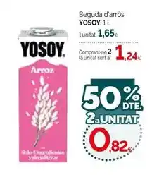 Condis Yosoy - beguda d'arros oferta