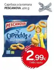 Condis Pescanova - capritxos a la romana oferta